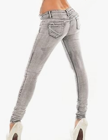 Super Sexy Stretch Jeans Very Low Waist Women Tight Skinny Denim Pants