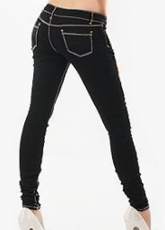 Super Sexy Stretch Jeans Very Low Waist Women Tight Skinny Denim Pants